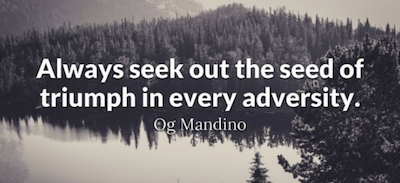 Adversity Quote by Og Mandino
