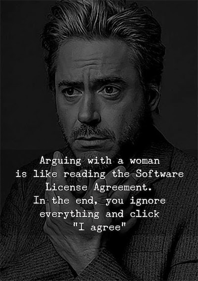 argue with a woman