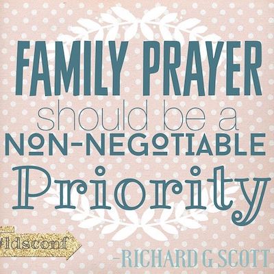 Family Prayer Quote