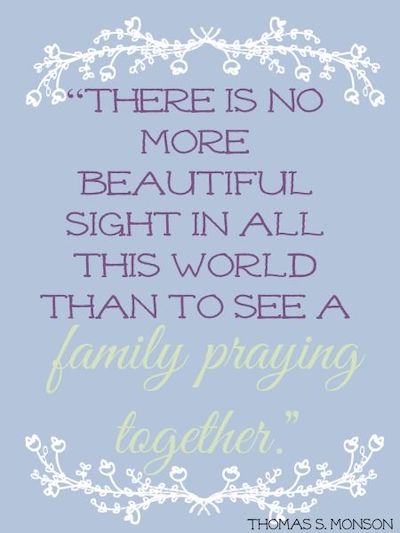 Family Prayer Quote