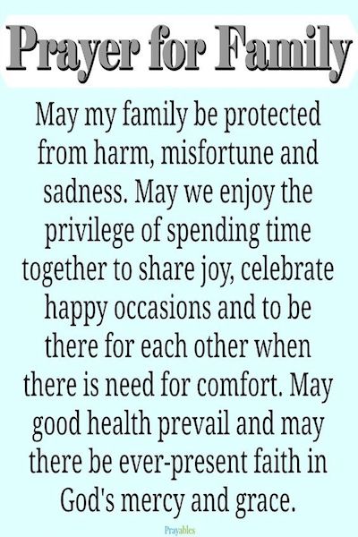 Family Prayer Quote