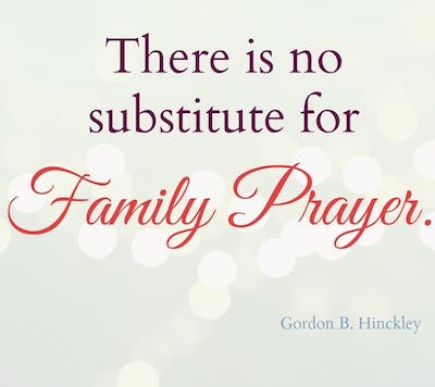 Family Prayer Quote