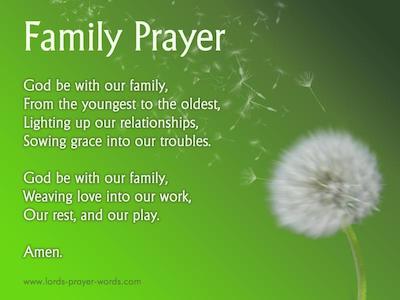 Family Prayer Quote