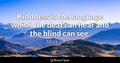 Kindness Quote Mark Twain