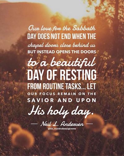 Sabbath Quote