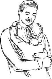 Dad Hugging Son