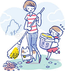 Mom Sweeping