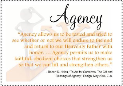 agency quote lds