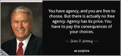 agency quote lds