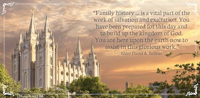 family histoy quote david bednar