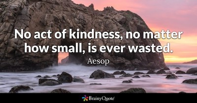 kindness quote aesop