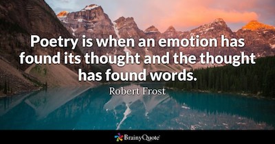 Poetry Quote Robert Frost