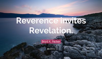 Reverence Quote